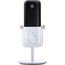 Elgato Wave:3 White - Premium Studio Quality USB Condenser Microphone for Streaming, Podcast, Gaming and Home Office, Free Mixer Software, Anti-Disto