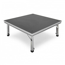 1m x 1m Stage Platform with Height-adjustable Legs by G4M
