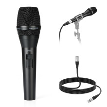 NEEWER DM01 Cardioid Dynamic Microphone with XLR Cable for Podcast Singing PC Gaming Streaming Studio Vocals, Speeches, Live Performances, 600Ω +/- 3