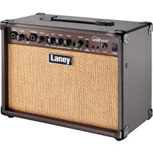 Laney LA30D Acoustic Guitar Amp– 30W Dual-Channel Combo Amp with XLR or jack Mic & Instrument Inputs , Reverb, Chorus, Anti-Feedback, AUX In, Headph