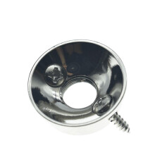KAISH Nickel Brass Metric Electric Guitar Jackplate Electrosocket Jack Plate for FD Import Style Tele/Telecaster