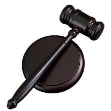Eulihent Wooden Judge Gavel and Block Set Handcrafted Auction Hammer and Sound B