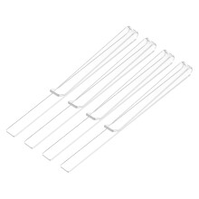 sourcing map 4Pcs Music Book Clips, Clear Acrylic Sheet Music Holder, for Sheet Music Stands, Piano Sheet Music Holders Music Book Holder Transparent
