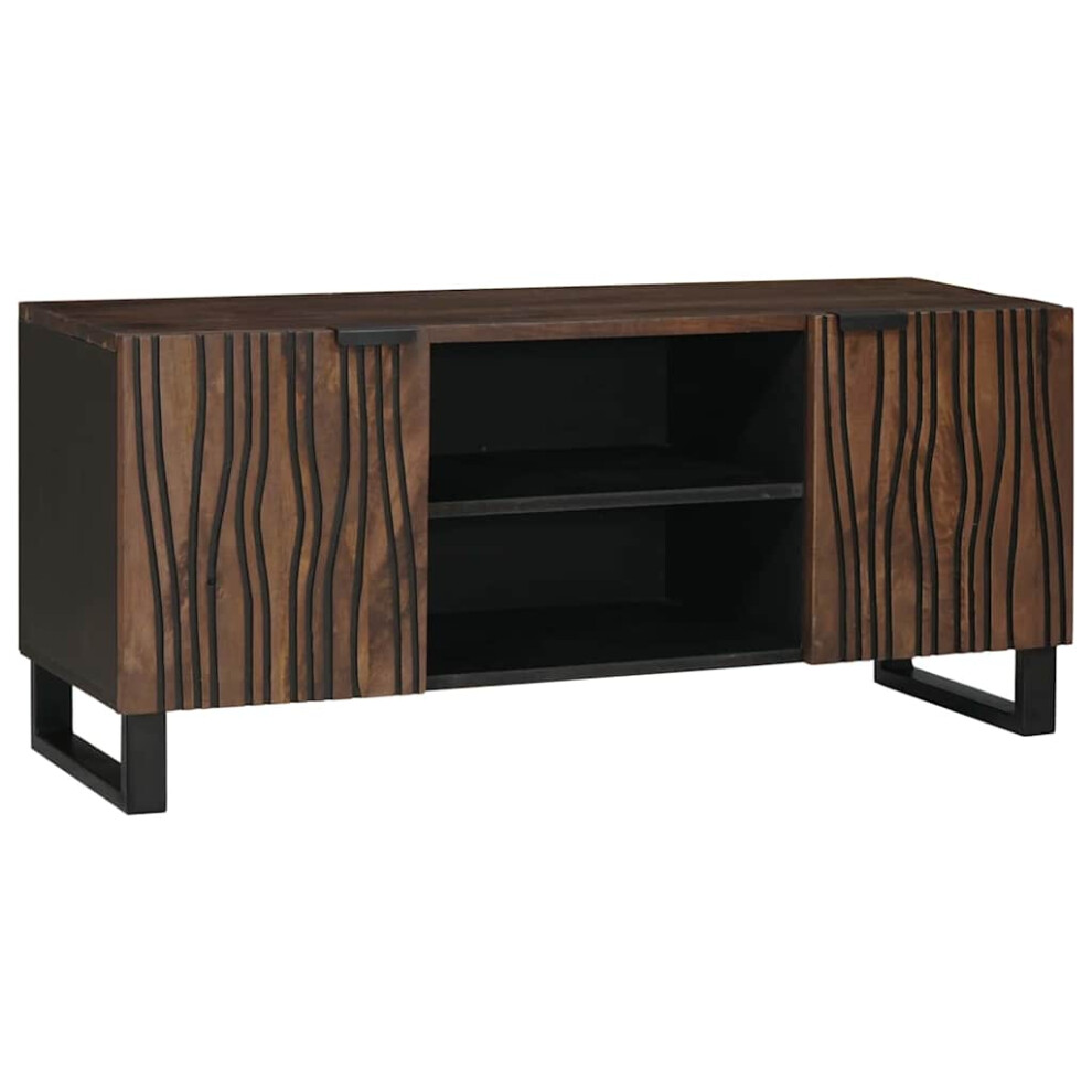 Vidaxl Tv Units Walnut 105 X 33 X 46 Cm Engineered Wood Brown