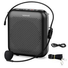 Norwii Voice Amplifier, Power Amplifiers, Portable Mini Wired Microphone Headset for Teacher classroom & Outdoor Lectures, Teaching, Tour Guides, USB