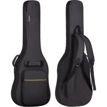 CAHAYA Electric Guitar Bag Gig Bag 6mm Padding Backpack Lightweight Soft Guitar Case Black for Students Beginners Daily Commute, Model CY0226