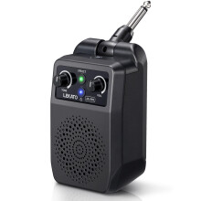 LEKATO Portable Guitar Amp 5W, Rechargeable Mini Electric Guitar Amplifier with Bluetooth, Built-in Speaker & 4 Effects, Plug-In Practice Amp for Hom