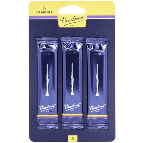 VANDOREN Reeds Clarinet Bb 1.5 Traditional (3 Pack)