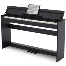 MUSTAR Digital Piano 88 Weighted Keys for Beginners, Full-Size 88 Key Piano Keyboard Semi Weighted, Electric Piano Keyboard 88 Keys with 3 Pedals, US