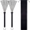 1 Pair Drum Brushes Retractable Wire Brushes Drums Drum Sticks Brush with Comfortable Rubber Handles 1