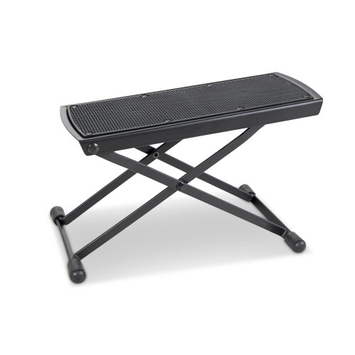 GEWA Footstool FX, footrest for guitar, black, adjustable