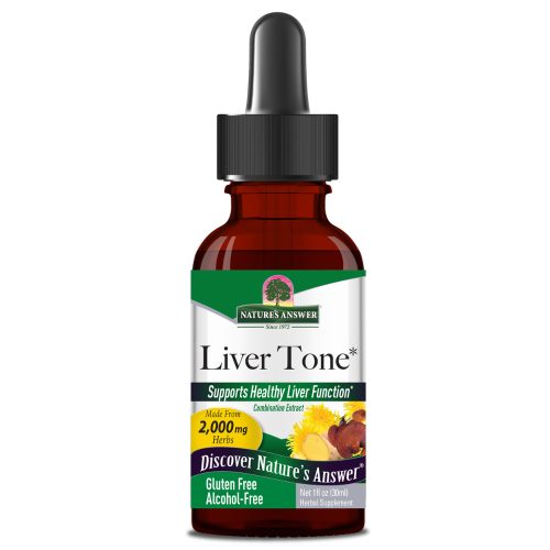 Nature's Answer, Tônus Fígado, Sem Álcool, 2.000 mg, 1 fl oz (30 ml)