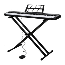 INMOZATA 88 Keys Electric Keyboard with Stand, Keyboard Piano for Beginner with Bluetooth MIDI, 200 Rhythms/Tones, Carry-Bag, Headphones, Microphone,