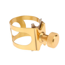 VGOL Alto Saxophone Metal Mouthpiece Ligature Brass Adjustable 20 to 25 mm Reed Clamp