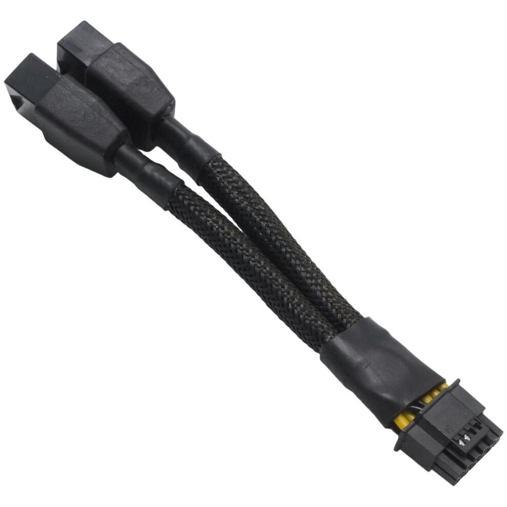 Ollanoos 12Vhpwr 12Cm 16Awg 16Pin (12+4Pin) To 2X 8 Pin Power Adapter Cable, Replacement For Geforce Rtx 5070Ti/5070/4070Ti/4070/4090/4080/3090Ti Gpu 5006371857118