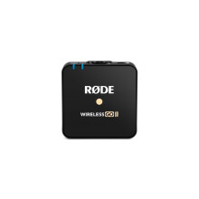 RØDE Wireless GO II TX Ultra-compact Wireless Transmitter with Built-in Microphone, On-board Recording and up to 200m Range for Filmmaking, Interview