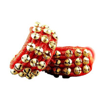 eSplanade Ghungroo, Ghungru (24 + 24) - 3 Line Ghungroo on Red Cushion Pads | Bell, Ghungru 3 Line Red Pad, Red Pad Ghungroo 3 Line | Kathak Indian C