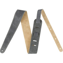 Fender Reversible Suede Strap - 2" Wide - Gray & Tan