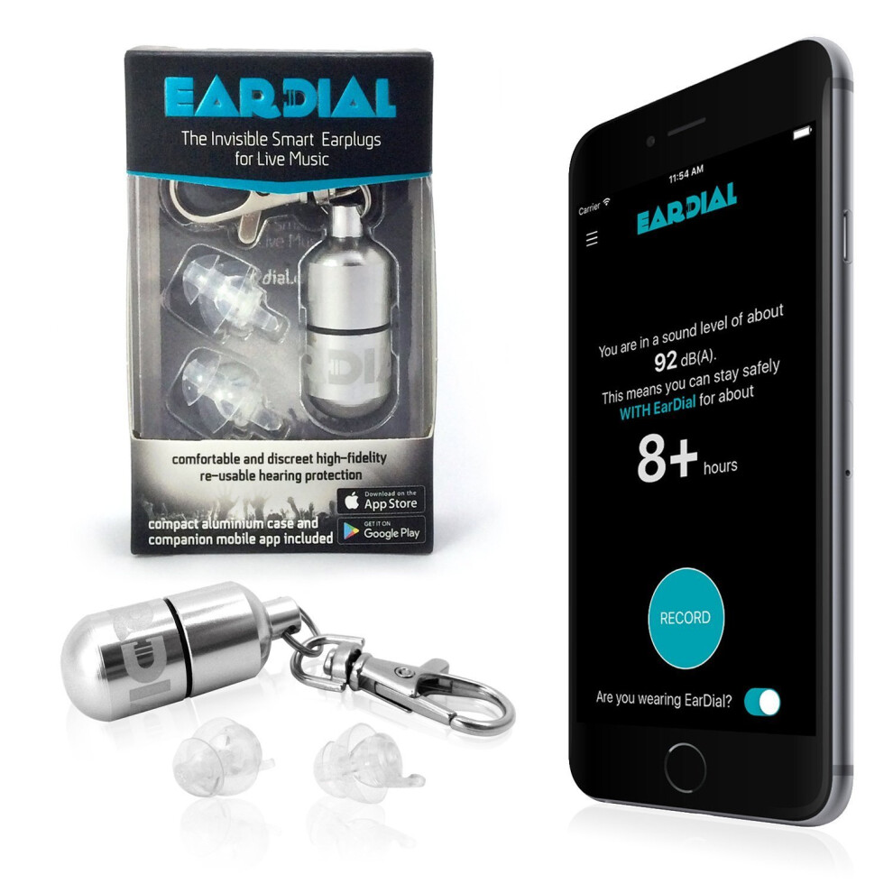 Eardial Hifi Earplugs - Invisible Hearing Protection For Concerts, Music Festivals, Musicians, Motorcycles And Other Discreet Comfortable High Fideli 5003009776681