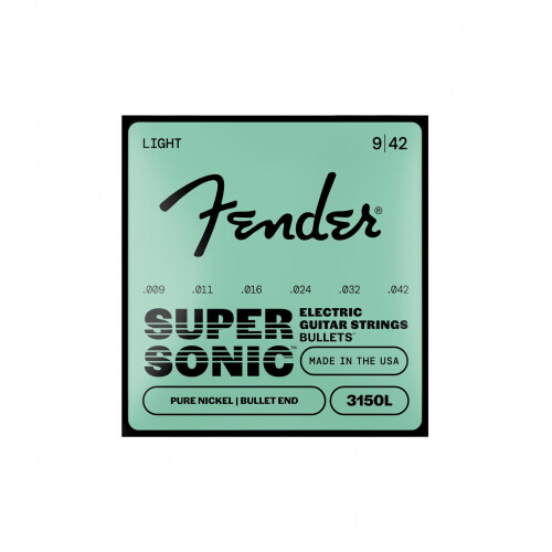 Fender Fender Pure Nickel original Bullets guitar strings - 9-42