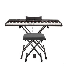 SDP-2 Stage Piano by Gear4music + Stand and Adjustable Bench