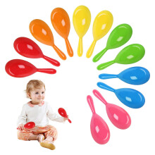 Maracas,12 pcs Baby Maracas,Colorful Plastic Musical Maracas Baby,Baby Maracas Baby Sensory for Kids Musical Instruments, Baby Shaker for School and