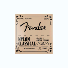 Fender .028 - .043 130 Nylon Ball End Medium Folk Guitar Strings