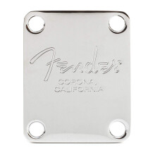 Fender 099-1446-100 Neck Plate American Series Basses 4 Bolt Chrome