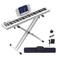 OYAYO 88-Key Digital Piano, Full-Size Semi-Weighted Touch-Sensitive Keys, Blueto