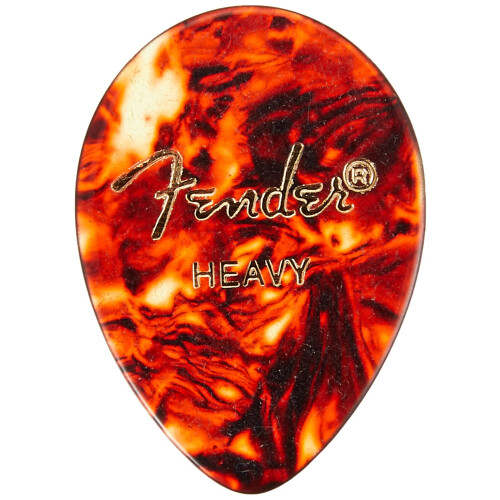 Fender Fender 098-0354-900 354 Shape Picks, 12 Count, Shell, Heavy