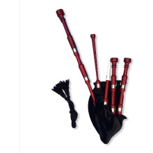 McWilliams Bagpipe, Traditional Scottish Highland Bagpipes For Beginners Adult With Complete Accessories (Rosewood Black)