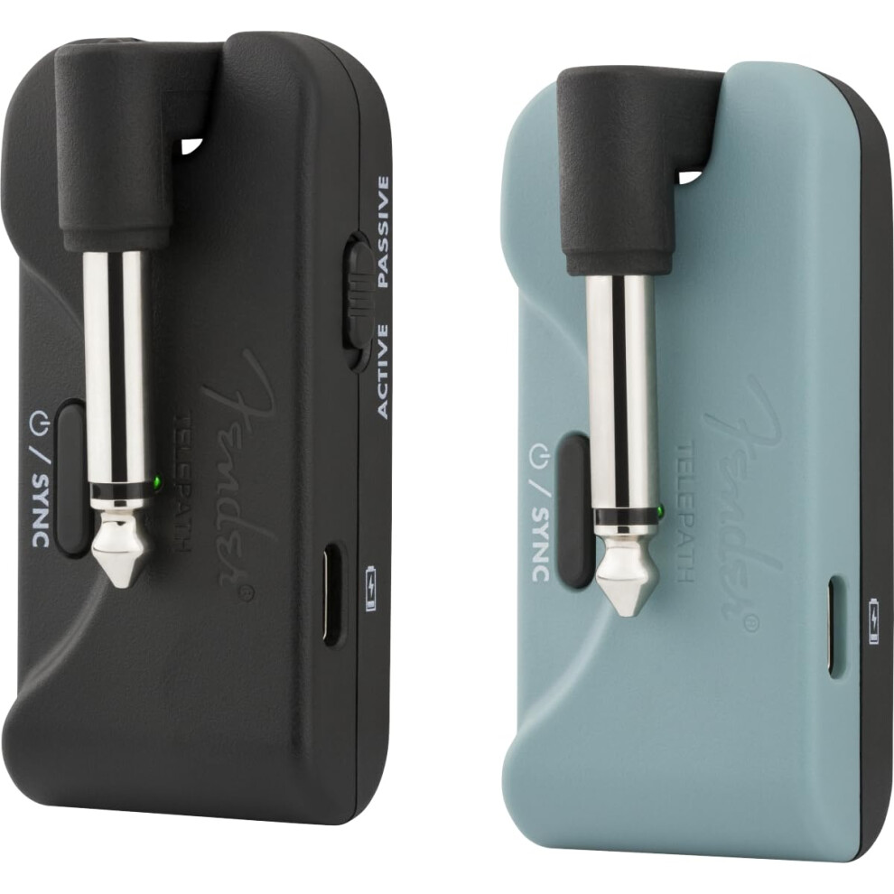 Fender Telepath Wireless System For Guitar And Bass, Plug & Play 5.8Ghz Transmitter And Receiver, With 70Ft Range And Low Latency