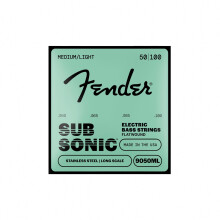Fender Flatwound String Set For Electric Bass-9050ML (050/100) - Stainless Steel,0739050405