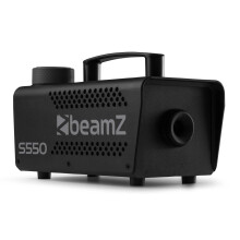 beamz S550 550W Smoke Machine with Wireless Remote Control & 250ml Fluid Included, Rapid Warm-Up, Compact Fog Machine for DJs, Parties, Discos, Hallo