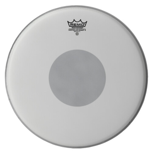 Remo Drumhead Controlled Sound X White Coated Black Dot on Underside - 12" - CX-0112-10