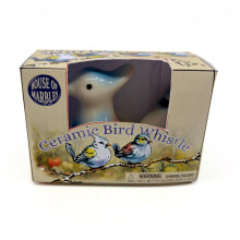 House of Marbles Water Warblers Assorted – Ceramic Water Whistle Bird Ornaments – Novelty Garden Gift & Decorative Collectable