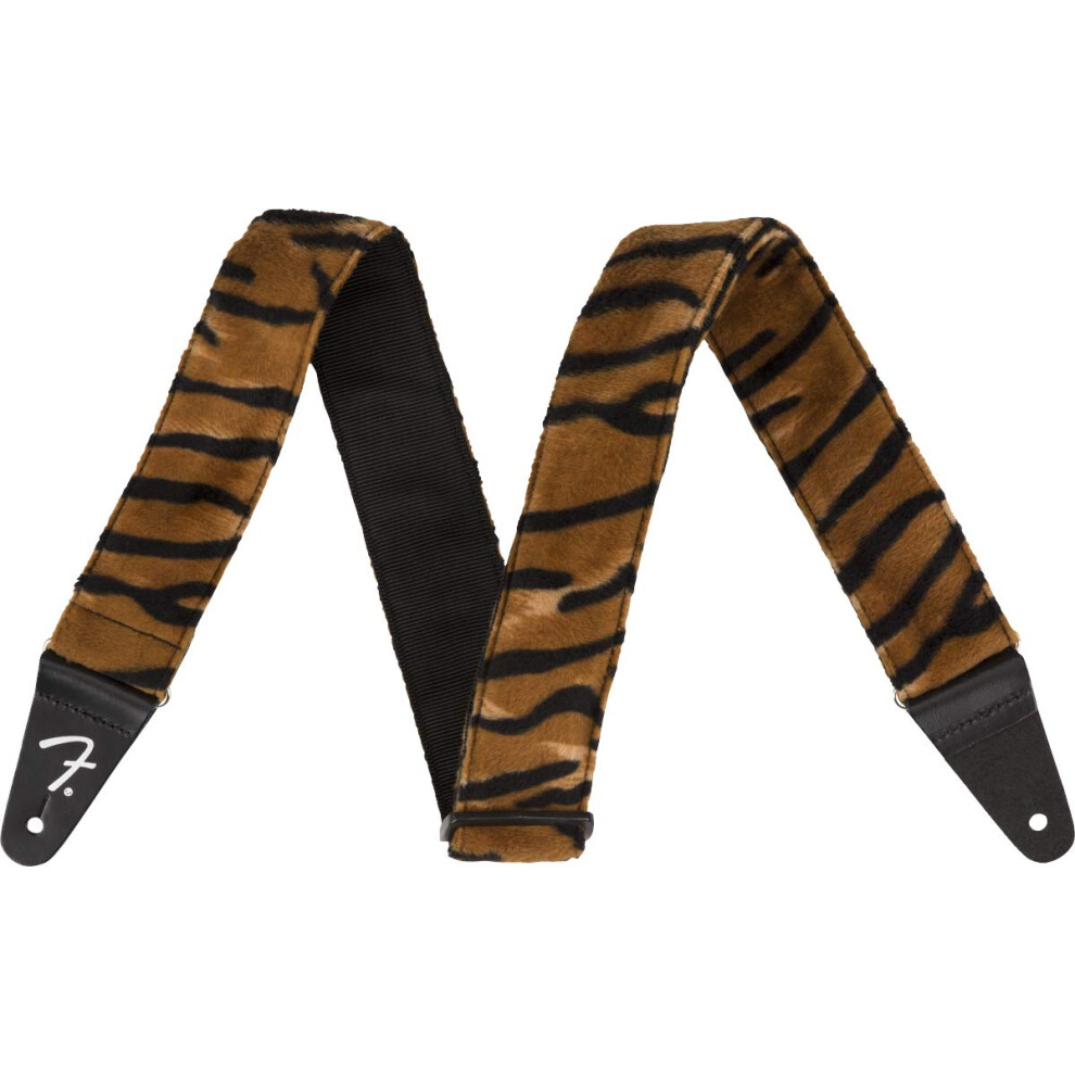 Fender Wild Animal Print Guitar Strap - Tiger. Suitable For Electric, Acoustic & Bass Guitars