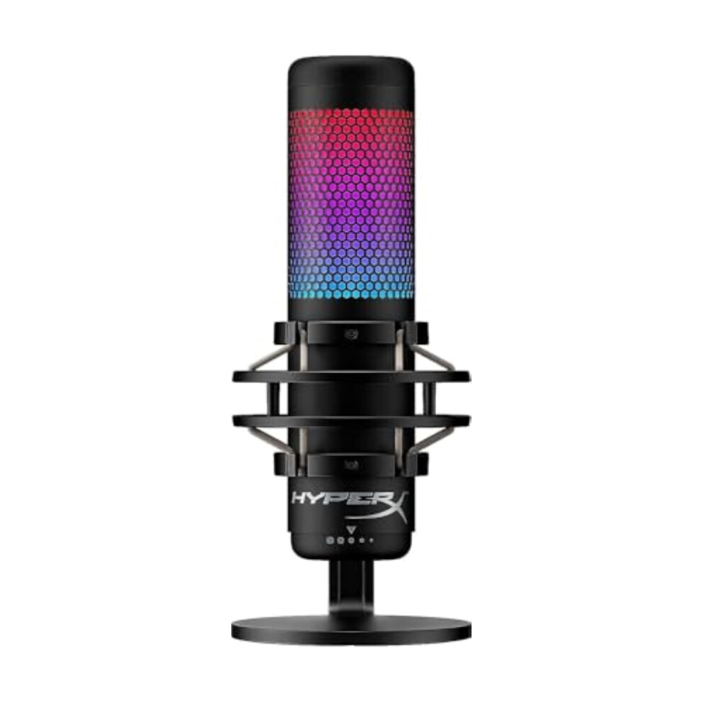Hyperx Quadcast S – Rgb Usb Condenser Microphone For Pc, Ps4 And Mac, Anti-Vibration Shock Mount, Pop Filter, Gaming, Streaming, Podcasts, Twitch, Y