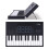 Folding MIDI Controller 25 - MIDI Over Bluetooth &USB Ultra-Portable Keyboard Controller - Built-In Battery for Professional Music Production - Compa 1