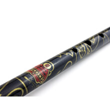 Generation 700518 Boho Model Designer English Tin Penny Whistle in D Gift Pack (Paisley Black)