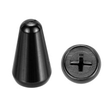 sourcing map 2Pcs ST Guitar 3/5 Way Pickup Switch Tip Cross Hole ID 0.19 x 0.15" Metal Toggle Switch Knobs Cap for Electric Guitar Replacement Parts,