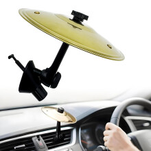 Evadollina Drum, Percussion Cymbals, Mini Drum, Car Crash Cymbals, Auto Crash Cymbal, (Gold)