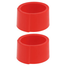 AS Axis Spindleon 2Pcs Saxophone Ligature Fastener Cap Silicone Clips for Alto Bakelite Mouthpiece Red