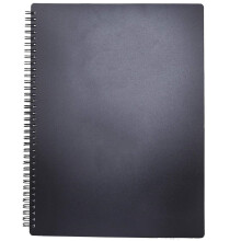 A4 Music Folder, Music Sheet File Paper Storage Holder, 40 Pages Double Side Spectrum Folder, Plastic Piano Particle Documents Holder for Holding She