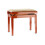 GEWA Piano Bench Deluxe, Solid Wood, Height Adjustable, High Gloss Cherry 1