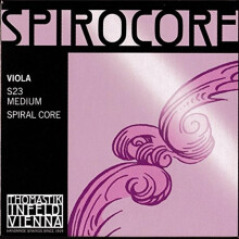 Thomastik Saiten für Viola Spirocore Spiralkern Satz 4/4 mittel Chromstahl