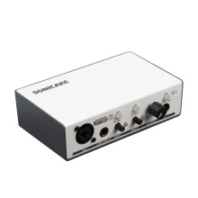 SONICAKE Professional USB Audio Interface Dual-channel Analogue Preamps Audio Mixer for Beginners Podcasting and Recording