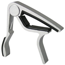 Universal Guitar Clamp Trigger Capo - Chrome (SIlver)