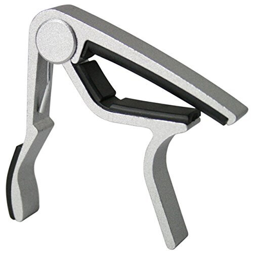 Universal Guitar Clamp Trigger Capo - Chrome (SIlver)