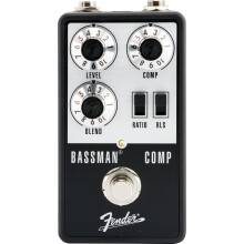 Fender Bassman Compressor Effect Pedal for Bass, Analog Compression with Blend Control, True-Bypass